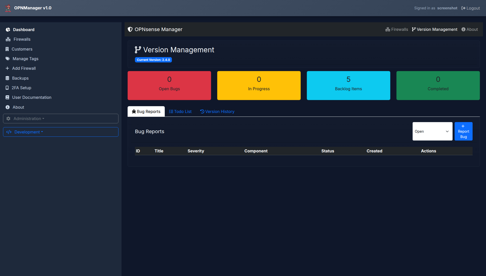 Version Management