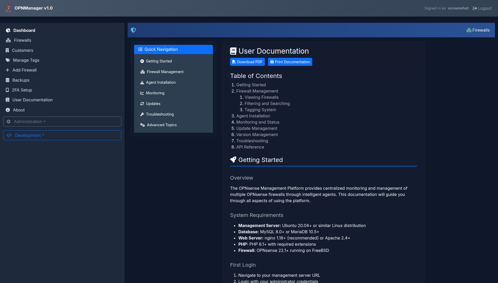 Documentation