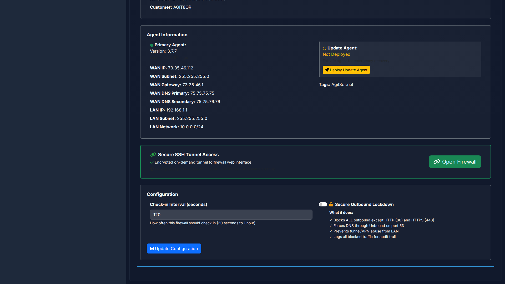 Firewall Details Bottom